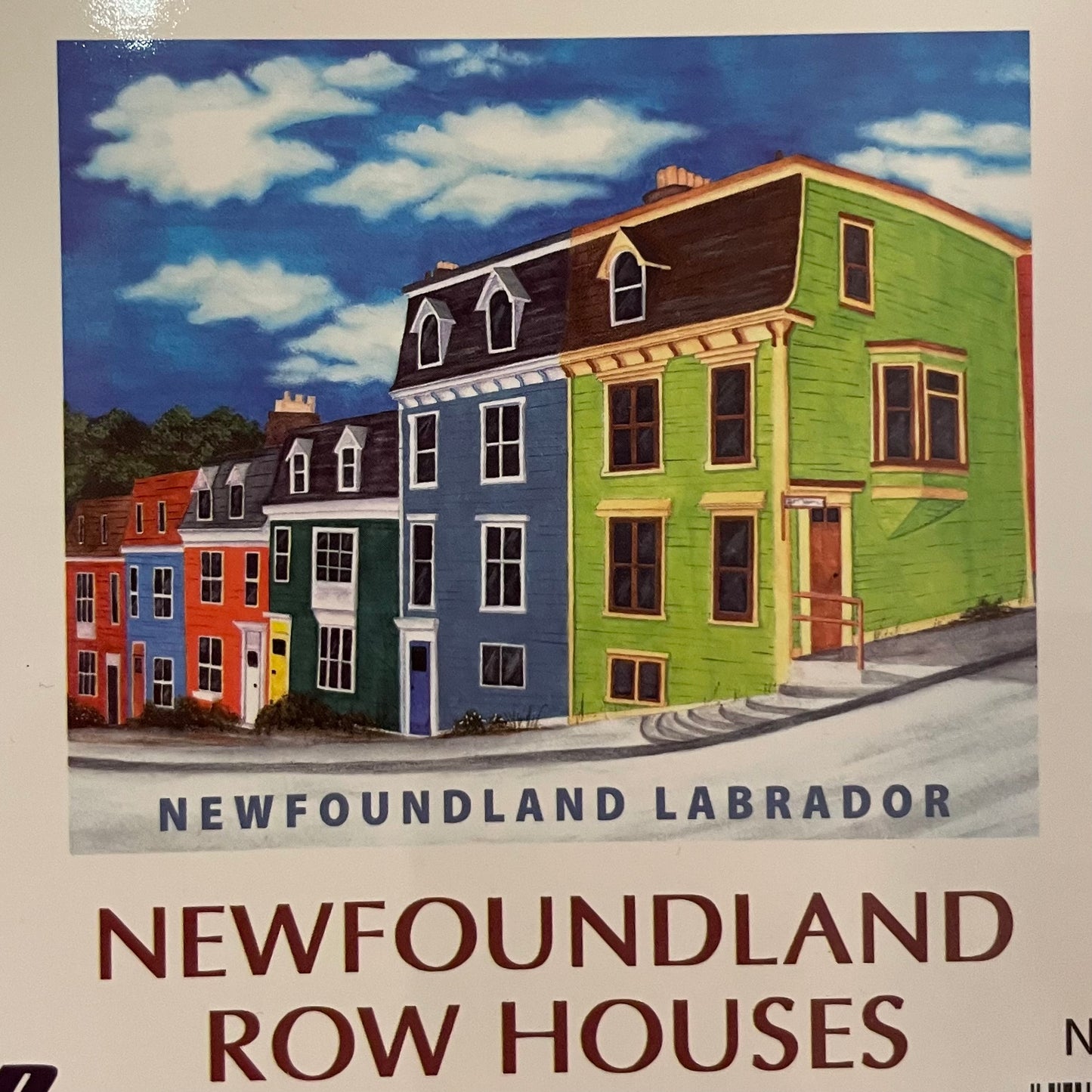 Throw, Newfoundland Rowhouses 50X60