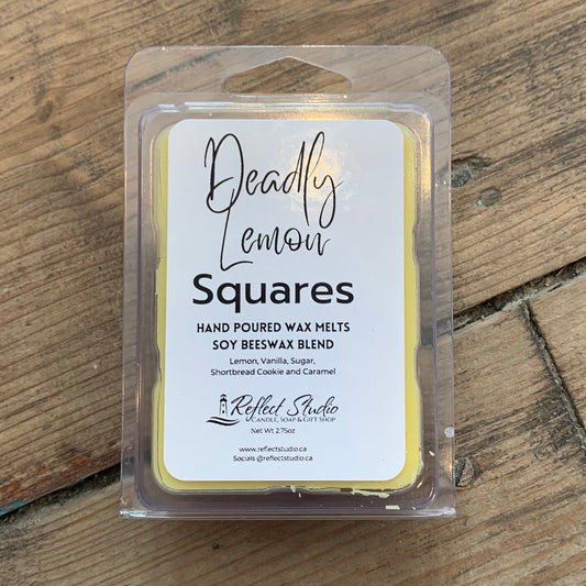 Wax Melts 6pc 2.75oz, Deadly Lemon Squares