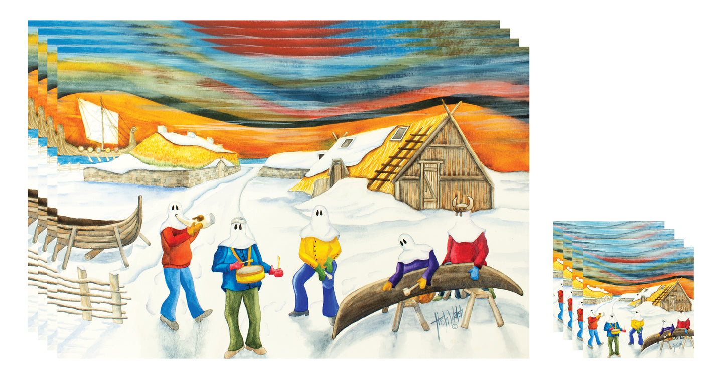 Placemat Set 8pc, L'Anse aux Meadows Mummers