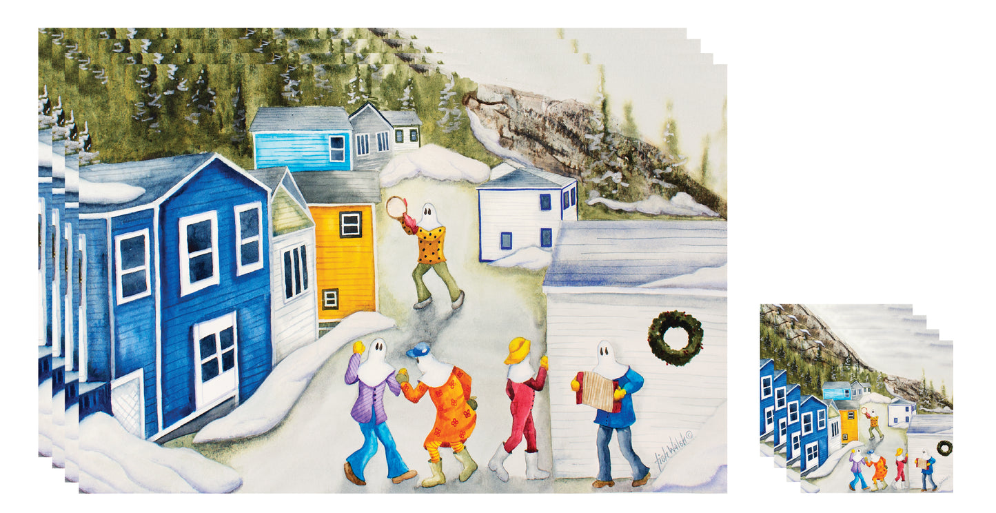Placemat Set 8pc, Mummers in the Battery