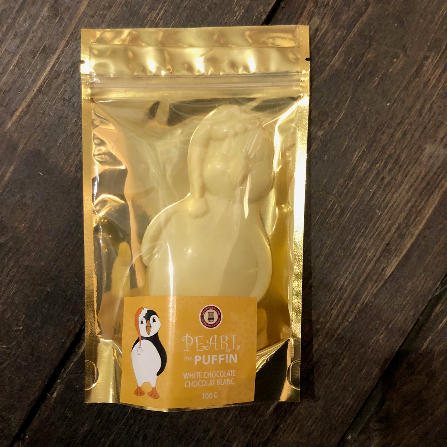 White Chocolate Puffin "Pearl" by The Newfoundland Chocolate Company