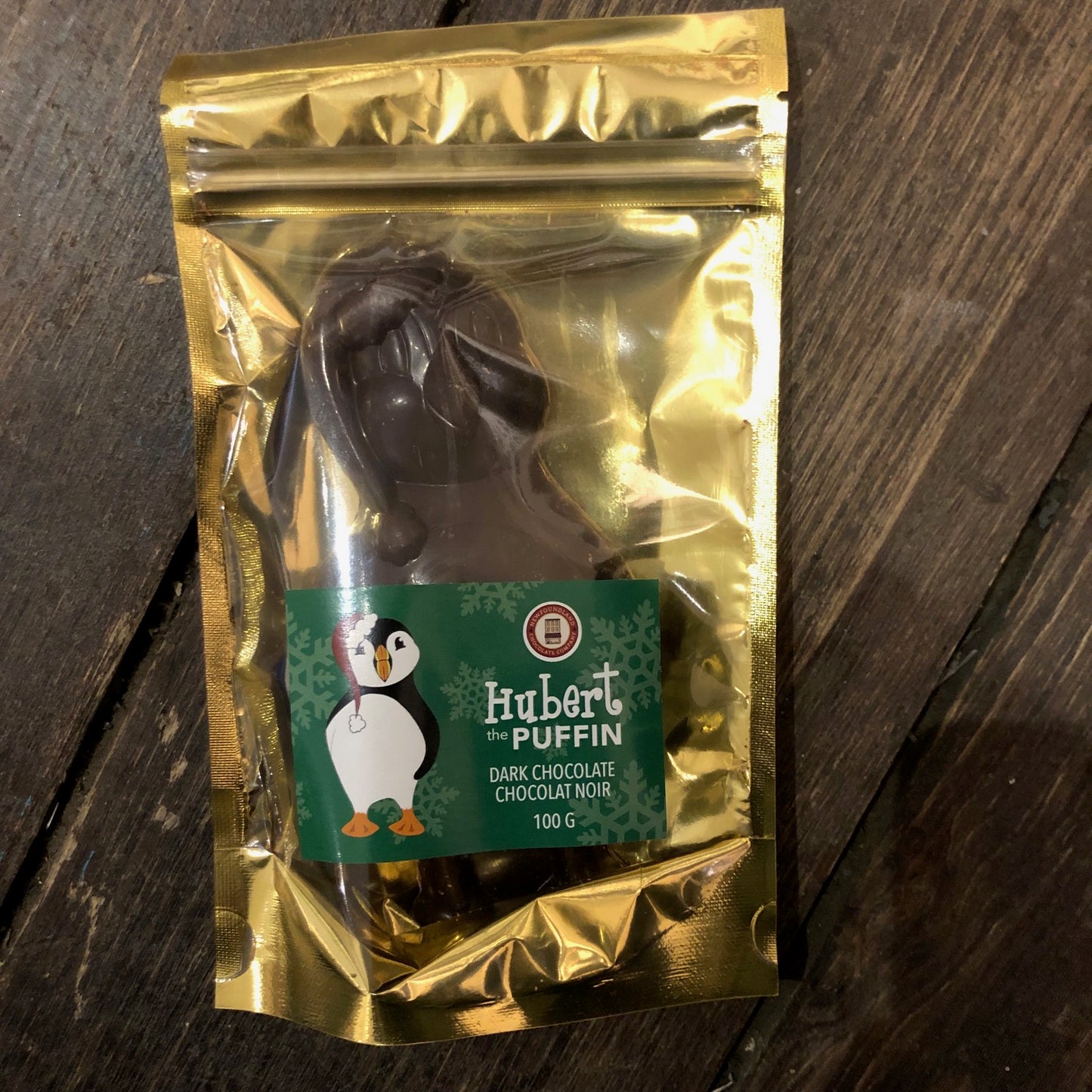 Dark Chocolate Puffin "Hubert" by The Newfoundland Chocolate Company