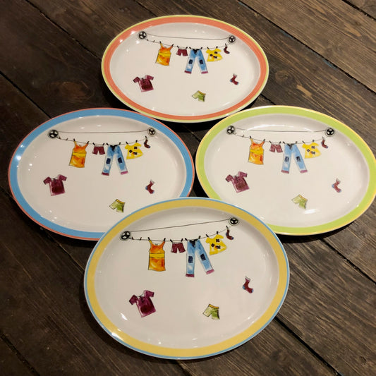 Clothesline Platter Plates