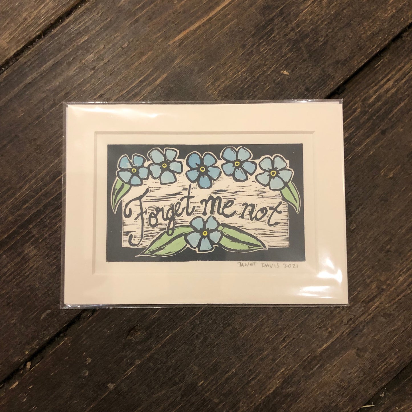 Norton's Cove Mini Prints 5X7, Forget Me Not