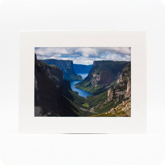 Photograph "Western Brook Pond" 11x14 Matted