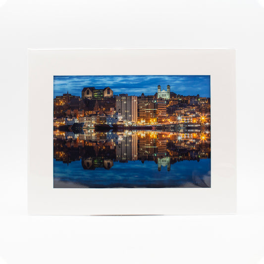 Photograph "City Lights St. John's" 11x14 Matted