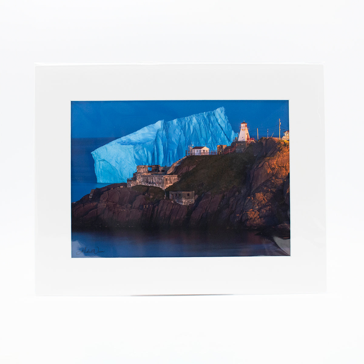 Photograph "Ice Fort St. John's" 11x14 Matted