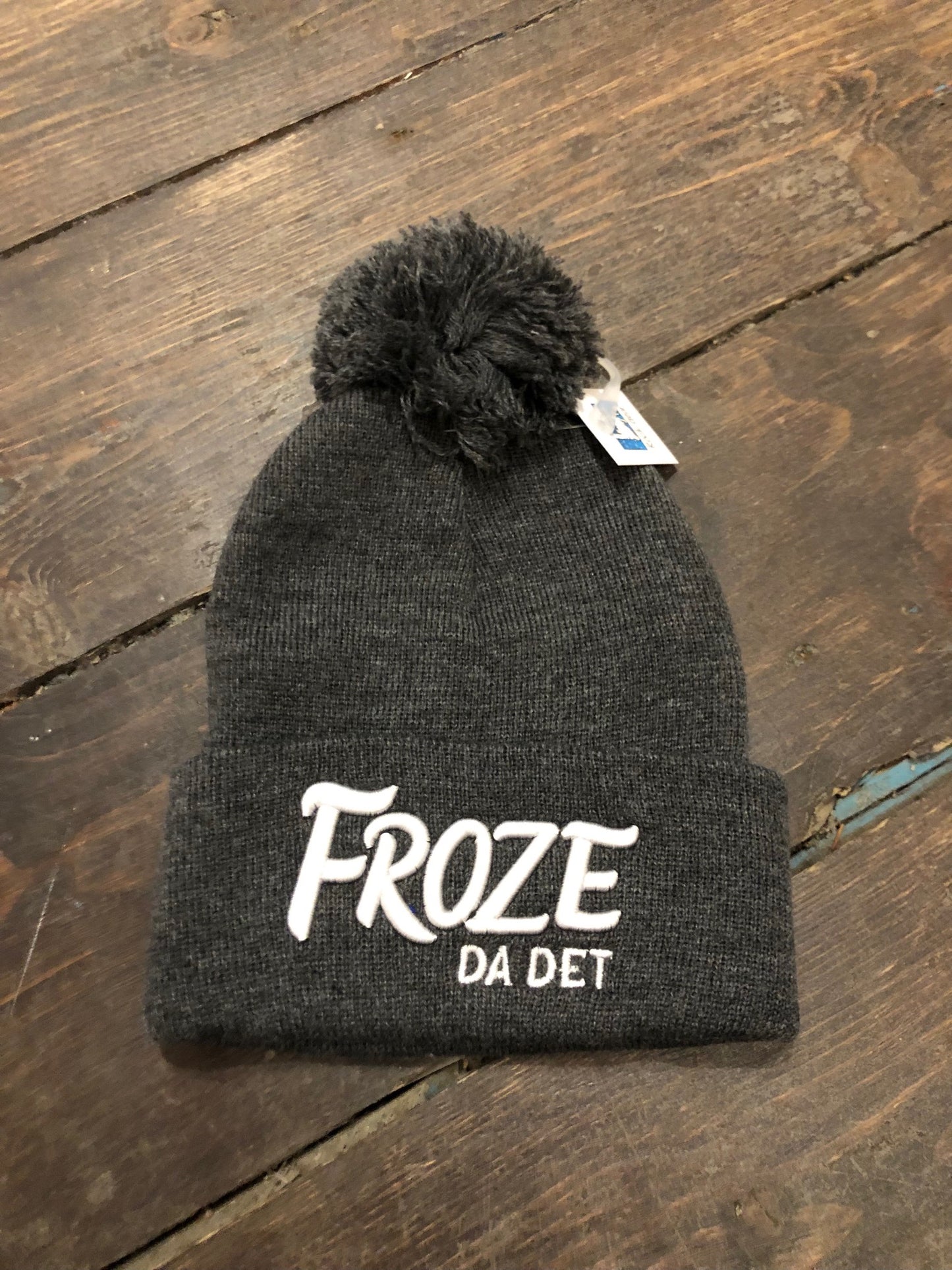 NL-81365 Grey, Pom Pom Toque, Froze Da Det