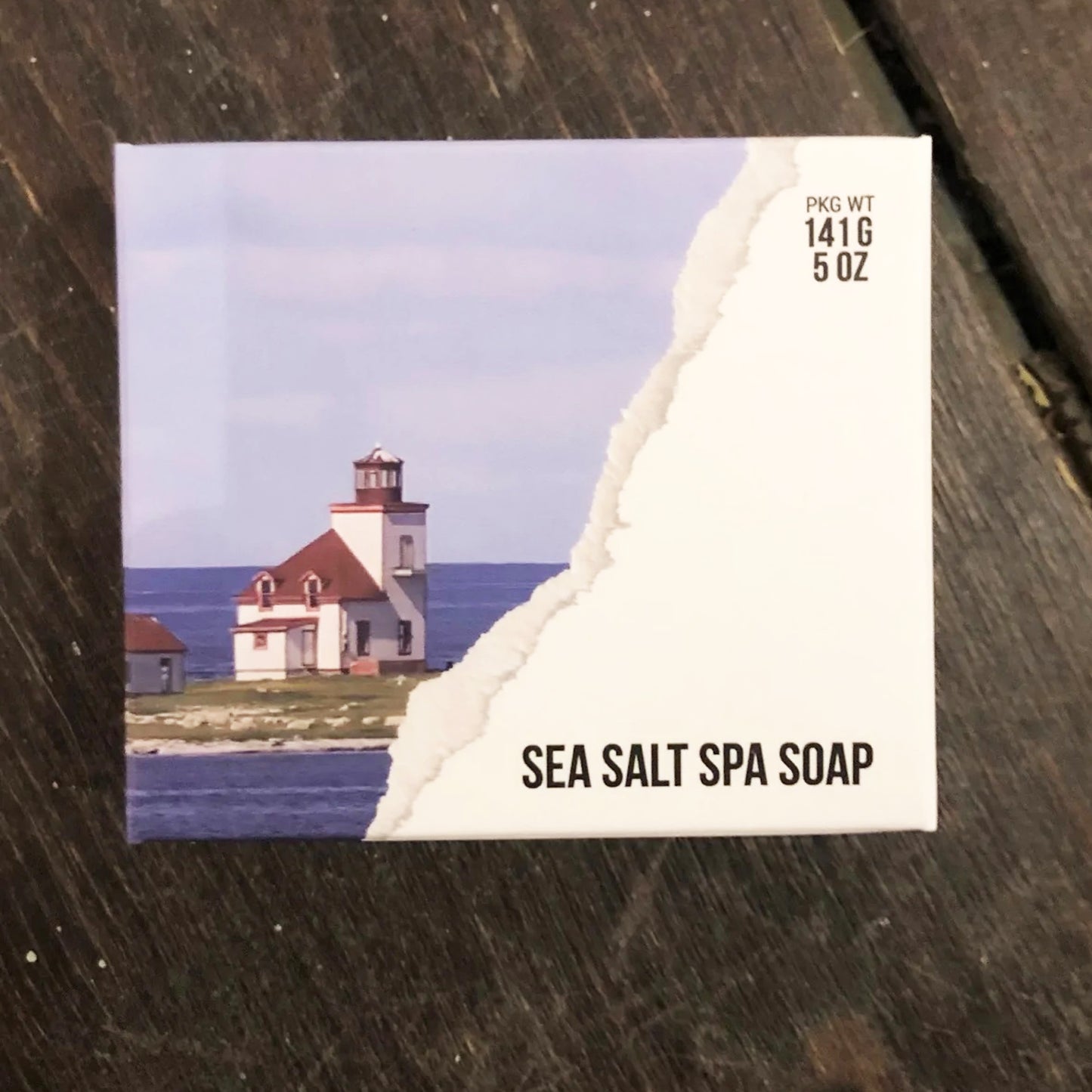 Sea Salt Spa Soap Flower's Cove-RAW Island Botanicals