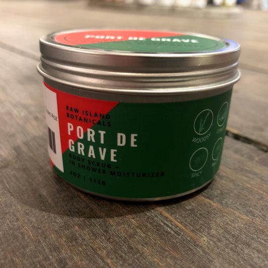 Body scrub Port De Grave by RAW Island Botanicals 4oz