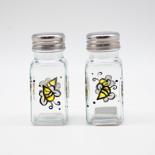 Hand Painted Salt & Pepper Shaker 2pc Set