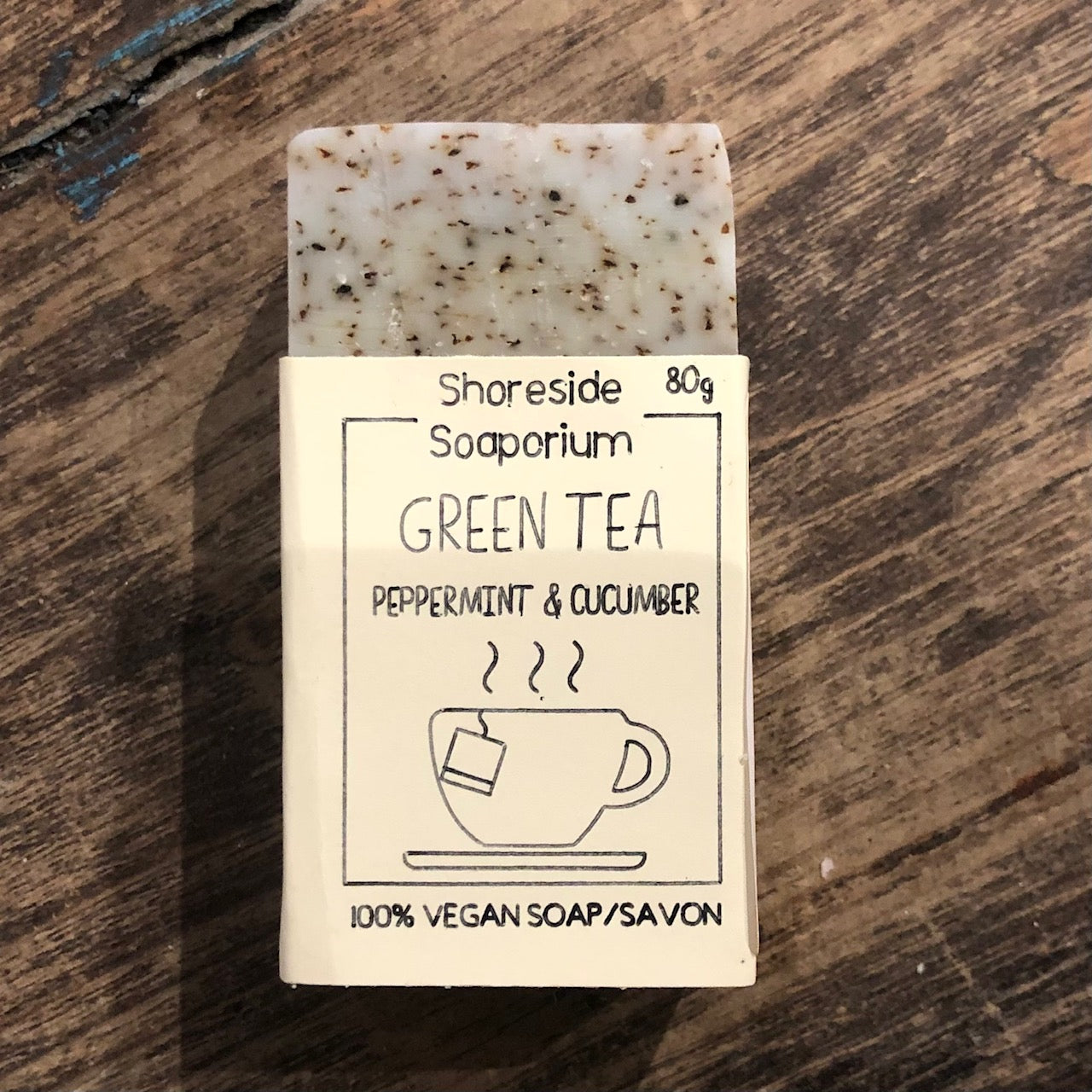 Shoreside Soaporium 100% Vegan Soap - Green Tea