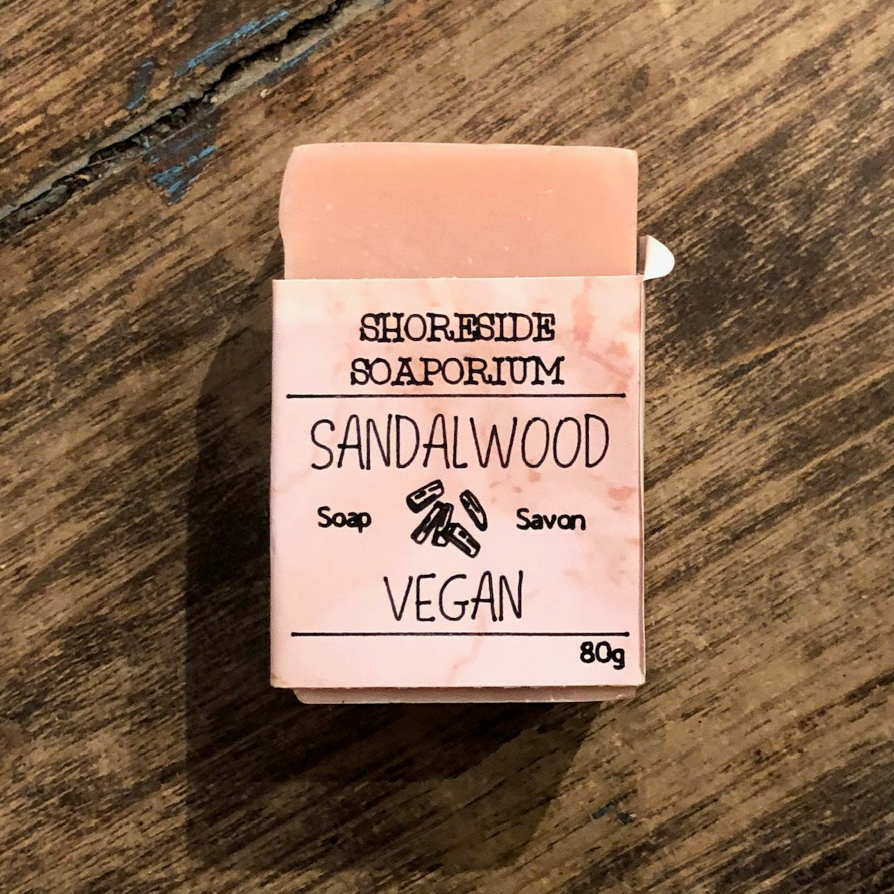 Shoreside Soaporium 100% Vegan- Sandlewood