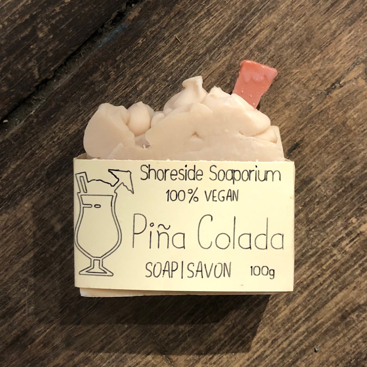 Shoreside Soaporium 100% Vegan Soap- Pina Colada