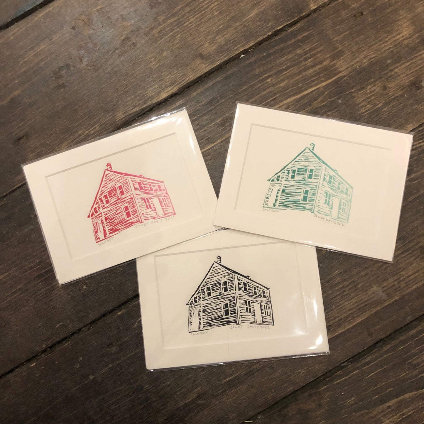 Norton's Cove Mini Prints 5X7, Salt Box House