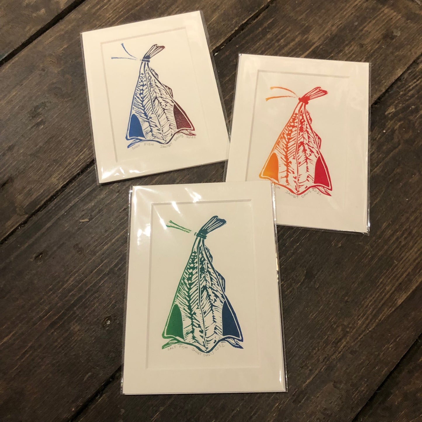 Norton's Cove Mini Prints 5X7, Salt Cod