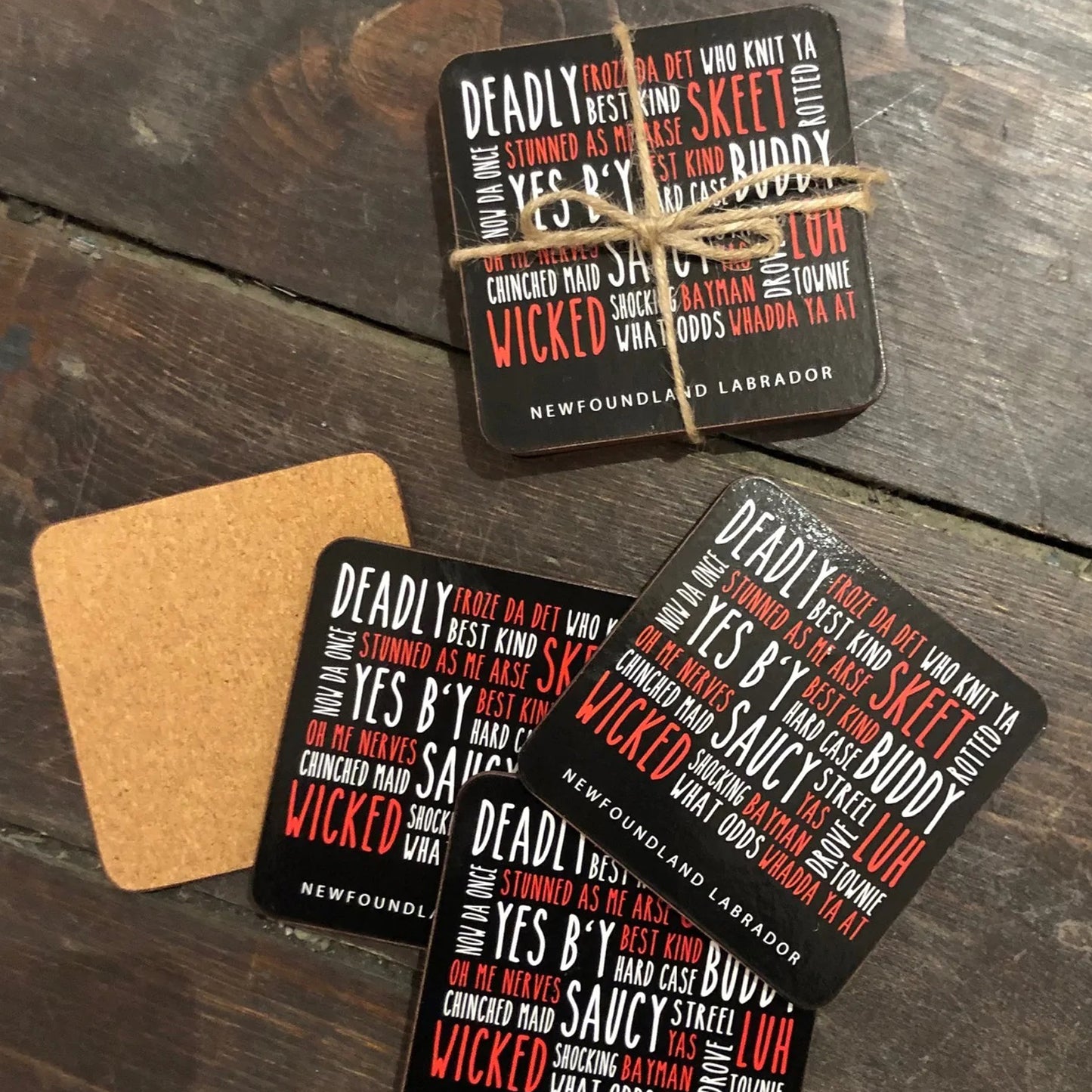 Sayings Coasters! 4pk