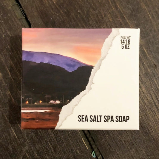 Sea Salt Spa Soap Rocky Harbour by RAW Island Botanicals